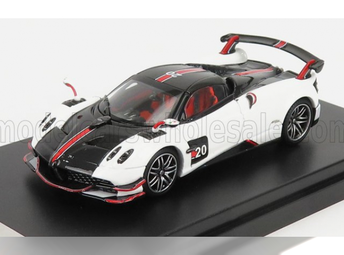 PAGANI Huayra Bc Roadster N 20 2017, White Black