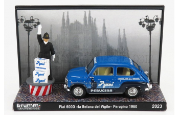 FIAT 600D BACI PERUGINA LA BEFANA DEL VIGILE (1960), BLUE BLACK