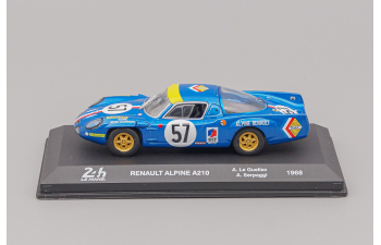 RENAULT Alpine A210 Team Ecurie Savin Calberson №57 24h Le Mans (1968) Alain Leguellec - Alain Serpaggi, blue