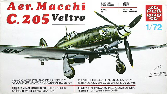 Сборная модель Самолет Aermacchi C.205 Veltro