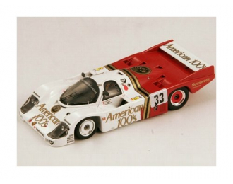 PORSCHE 956, 33, 4th Le Mans 1985 David Hobbs - Jo Gartner - Guy Edwards David Hobbs - Jo Gartner - Guy Edwards, white/red