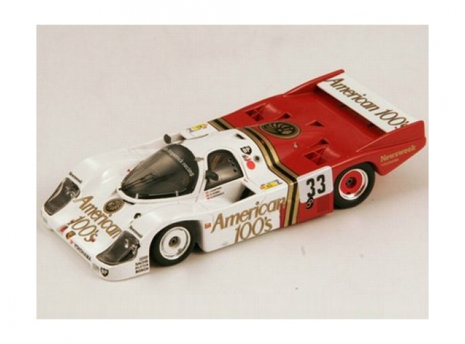 PORSCHE 956, 33, 4th Le Mans 1985 David Hobbs - Jo Gartner - Guy Edwards David Hobbs - Jo Gartner - Guy Edwards, white/red