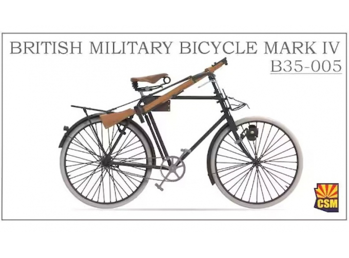 Сборная модель британский военный велосипед Mark IV