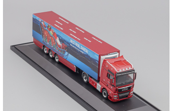 MAN TGX XXL 18.510 "Weihnachtstruck", red metallic