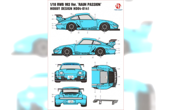 Декаль RWB 993 Ver."Rauh Passion"