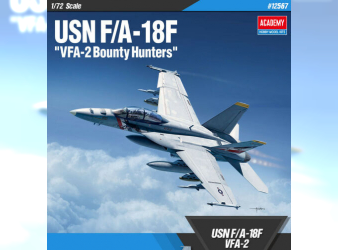 Сборная модель F/A-18F "VFA-2 Bounty Hunters"