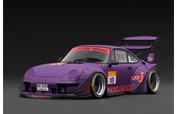 PORSCHE RWB 993 with Mr. Nakai, matte purple