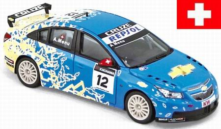 CHEVROLET Cruze WTCС №12 Alan Menu 2009, blue