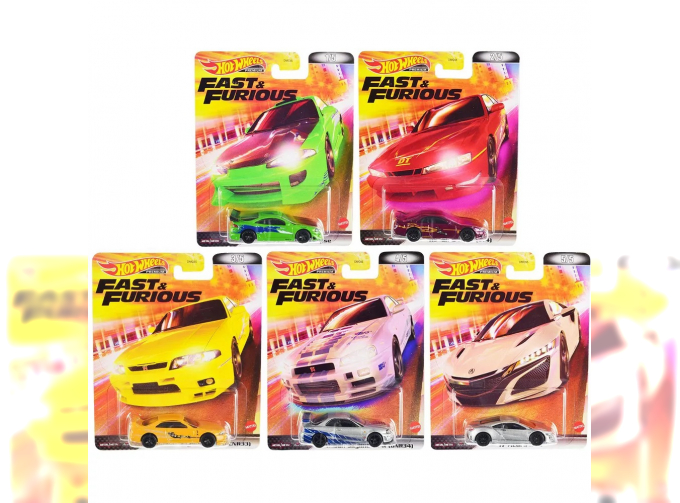 HOT WHEELS PREMIUM FAST & FURIOUS CASE L