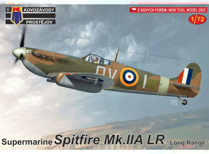 Сборная модель Supermarine Spitfire Mk.IIa LR "Long Range"