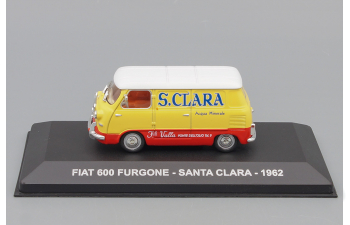 FIAT 600 FURGONE "SANTA CLARA" 1962 Yellow/Red