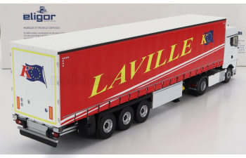 MAN Tgx 18.470 Truck Telonato Laville Transports (2020), White Red