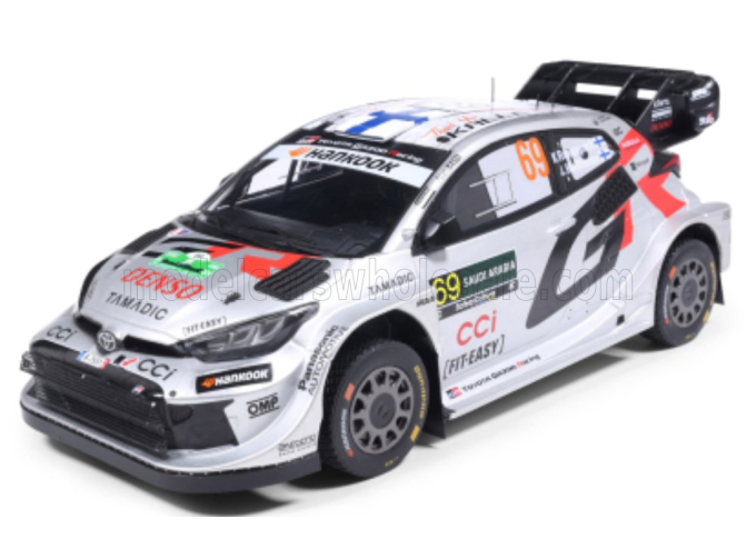 TOYOTA GR YARIS RALLY1 TEAM Toyota Gazoo Racing №69 Rally Saudi Arabia (2025) Kalle Rovanpera - Jonne Halttunen
