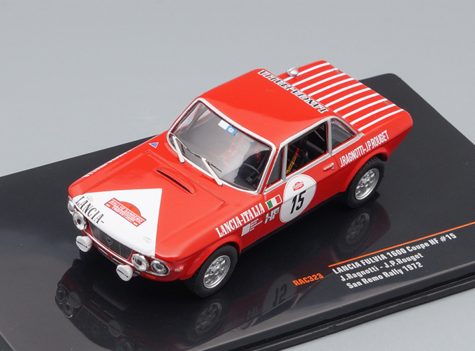 LANCIA Fulvia 1600 Coupe HF #15 "Marlboro" Ragnotti/Rouget Rally San Remo 1972