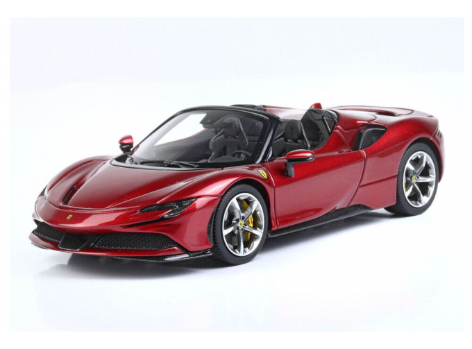 FERRARI SF90 Stradale Hybrid Spider 1000hp open roof (2020),red