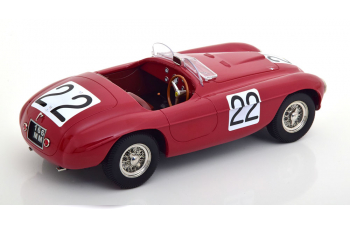 FERRARI 166mm Barchetta 2.0l V12 Spider Team Peter Mitchell-thomson N 22 Winner 24h Le Mans 1949 L.chinetti - L.selsdson, Red