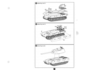 Сборная модель Germany WWII E-100 Flakpanzer with Flak 88