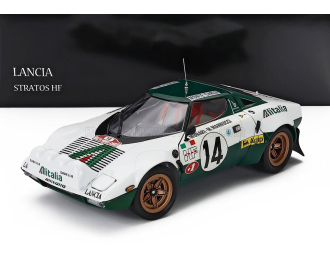 LANCIA Stratos Hf Alitalia (night Version) №14 Winner Rally Montecarlo (1975) Sandro Munari - Mario Mannucci, White Green Red