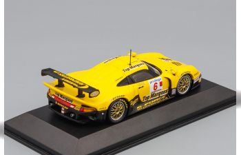 PORSCHE 911 GT1 Thyrring / Greasley British GTC #6 1996, yellow