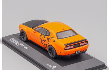 DODGE Challenger SRT Demon V8 6 2l (2018), orange-matt-black