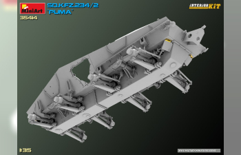 Сборная модель Interior Kit Sd.kfz. 234/2 Puma Tank Military 1945