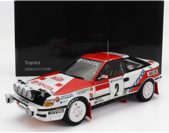 TOYOTA Celica Gt-four St165 (night Version) №2 Winner Rally Montecarlo (1991) C.Sainz - L.Moya, White Red