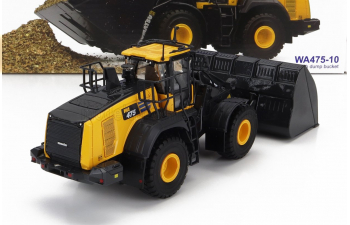 KOMATSU Wa475-10 Ruspa Gommata - Scraper Tractor, Yellow Black