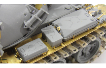 Фототравление Т-55АД Дрозд (Takom) надгусеничные полки