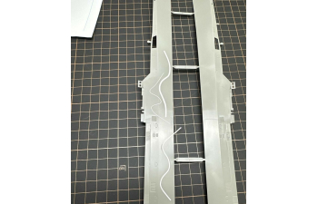 Маска окрасочная полосы белая виниловая плёнка 2,5 мм (лист 90х150)