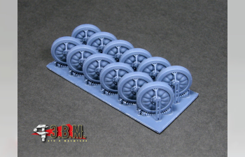 Опорные катки для модели гусеничного тягача МТ-ЛБ (Тип 1)