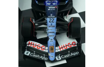 RACING BULLS F1 Vcarb-01 Team Visa Cash App №22 Singapore Gp (2024) Yuki Tsunoda, Blue White