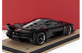 FERRARI F80 (2024) - Con Vetrina - With Showcase, Nero Daytona - Black
