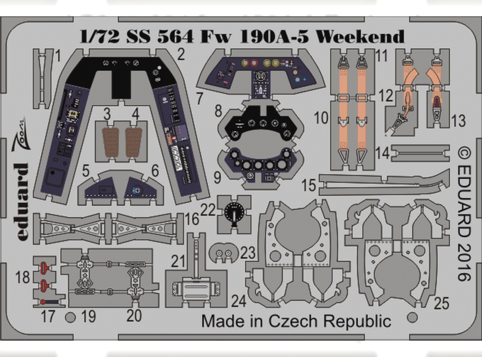 Фототравление для Fw 190A-5 Weekend