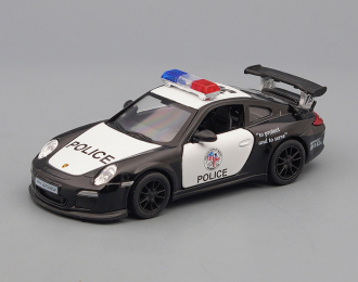 PORSCHE 911 GT3 RS Police, black / white