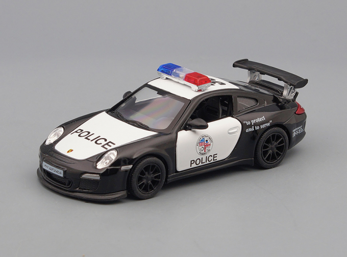 PORSCHE 911 GT3 RS Police, black / white