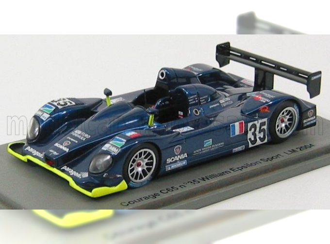 COURAGE C65 Aer N35 William Epsilon Sport Le Mans (2004) Jeannette - Pickering - Deriot, Blue Met