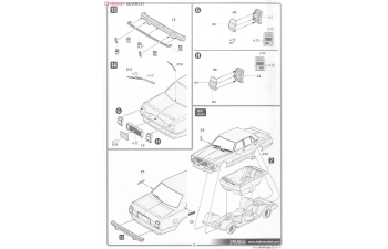 Сборная модель TOYOTA Corona Mark II Grand 4 Door Sedan(X30)