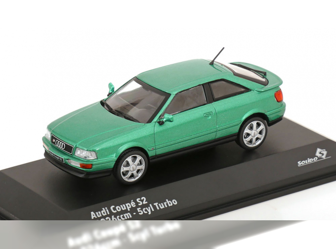 AUDI Coupe S2 (1994), green metallic