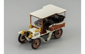 PANHARD Levassor B1 15 CV Tonneau (1902), white / brown