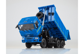 Камский грузовик 6522 самосвал, синий