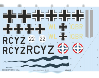 Декаль для Bf 108 Taifun