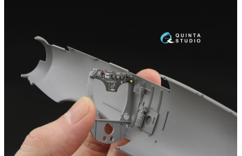 3D Декаль интерьера кабины Hs 123A-1 late/Hs 123B (ICM)