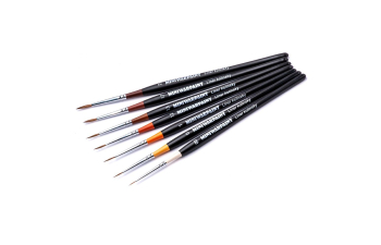 Кисти MiniWarPaint набор "Серия Liner" в пакете (7 кистей)