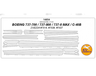 Маска окрасочная для Boing 737-800