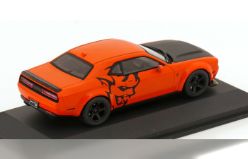 DODGE Challenger SRT Demon V8 6 2l (2018), orange-matt-black