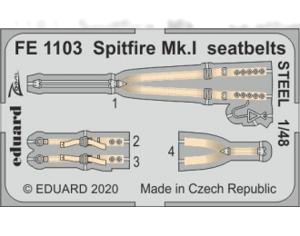 Фототравление для Spitfire Mk. I стальные ремни