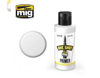 ONE SHOT PRIMER - WHITE (Самовыравнивающийся грунтовочный раствор белого цвета) 60 мл.