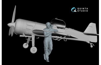 Фигурка "Светлана стоит у своего Су-31"
