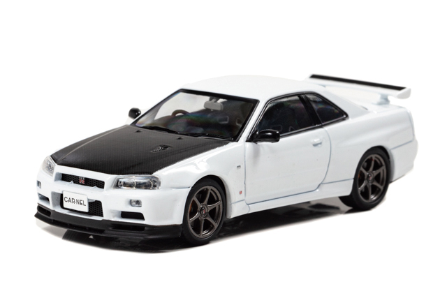 NISSAN Skyline GT-R VspecII N1(BNR34) (2000), white/black