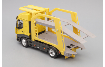 IVECO Stralis трейлер автовоз, yellow